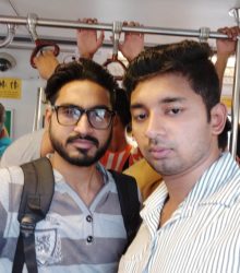 Delhi metro me mayank ke sath